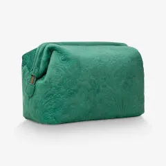 Quiltey Days Kadife Büyük Makyaj Çantası Yeşil  30x13,8x20,7cm