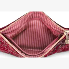 Daisy Dreams Clutch Makyaj Çantası Kırmızı 24x1x15,5cm