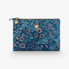 Daisy Dreams Clutch Makyaj Çantası Mavi 24x1x15,5cm