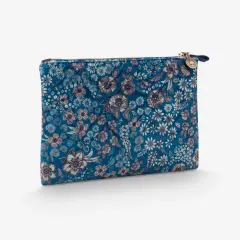 Daisy Dreams Clutch Makyaj Çantası Mavi 24x1x15,5cm