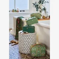 Jabali Makyaj Çantası Yeşil 22.5x9,5x15cm