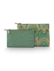 Jabali Combi Makyaj Çantası Yeşil 26x7,5x18cm/22x1x13cm