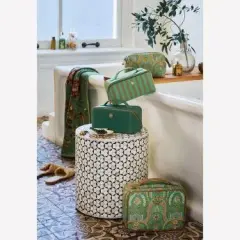 Jabali Seyahat Makyaj Çantası Yeşil 27x10x19cm