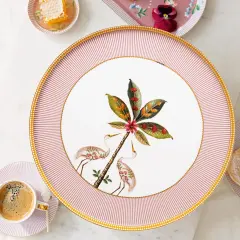 La Majorelle Pembe Mini Kek standı 21 cm
