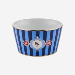 Love Birds Mavi Çizgili Kase 15 cm