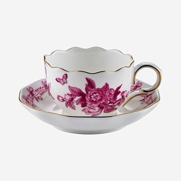 Pembe Porselen 2'li Kahve Fincan Seti 85 Ml Primavera Collection by Chiara Alessi