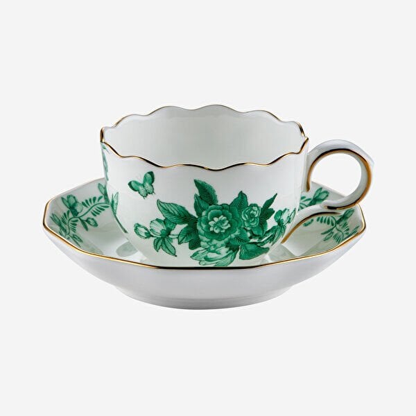 Yeşil Porselen 2'li Kahve Fincan Seti 85 Ml Primavera Collection by Chiara Alessi