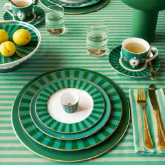 Love Birds Yeşil 17cm Tabak