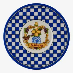 Mavi Porselen Kahve Fincan Seti 110 Ml Capri Collection by Chiara Alessi